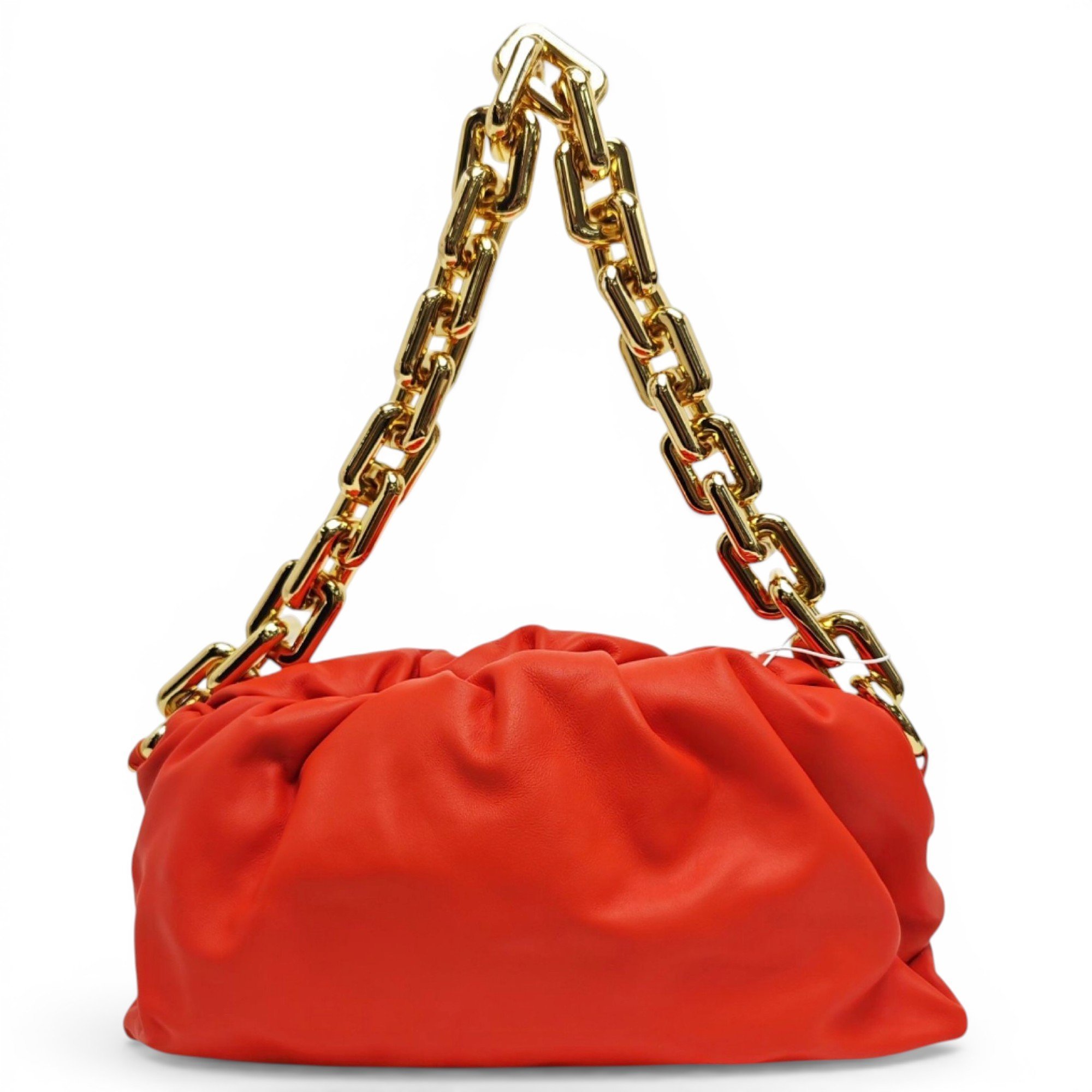 Chain Pouch leather handbag