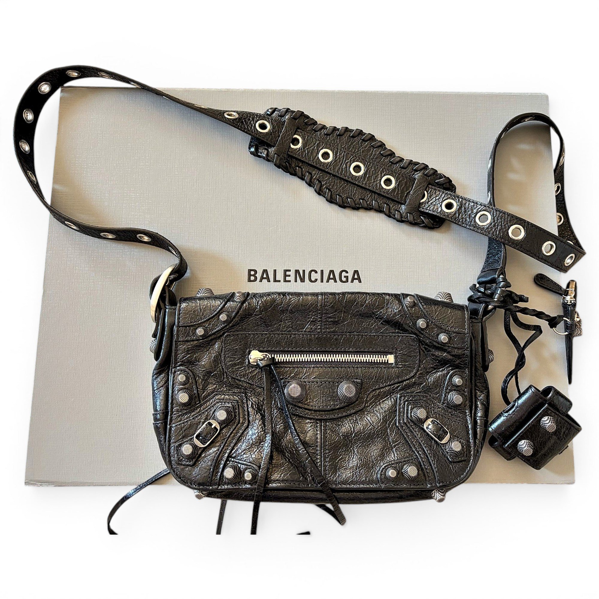 Le Cagole leather handbag