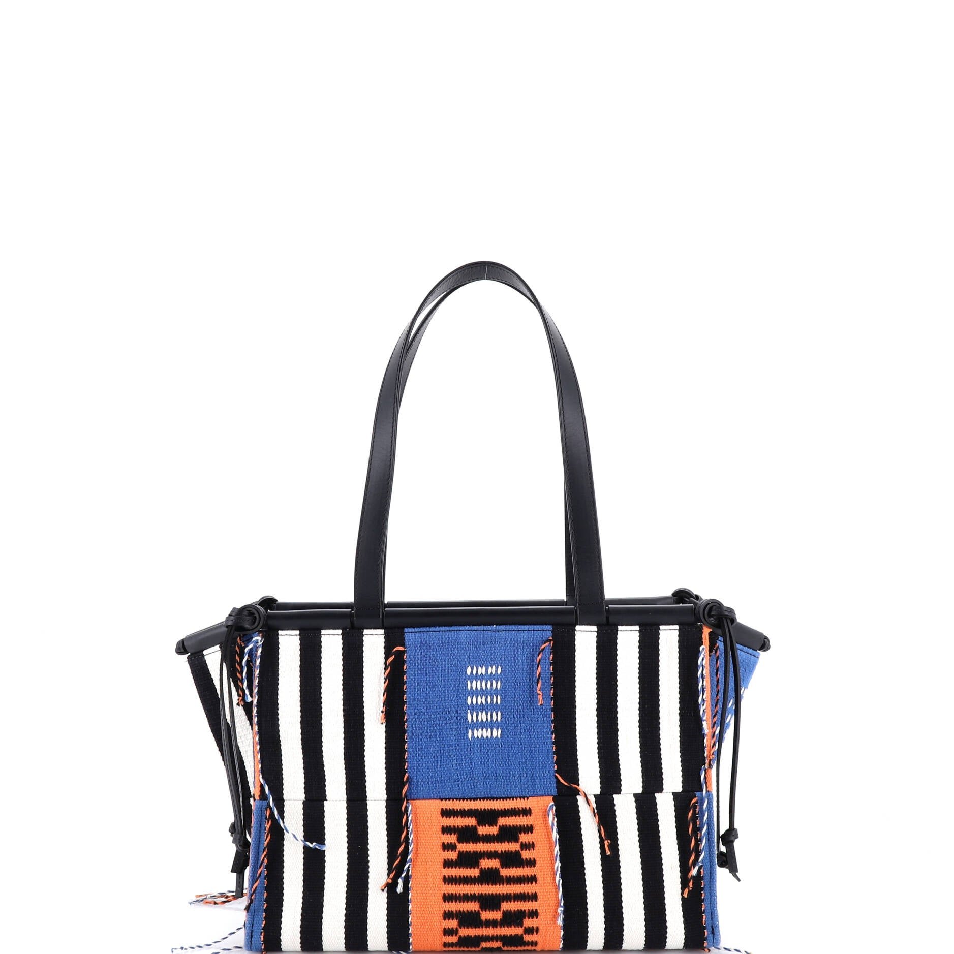 Loewe Cushion Tote Multicolor Patchwork Small