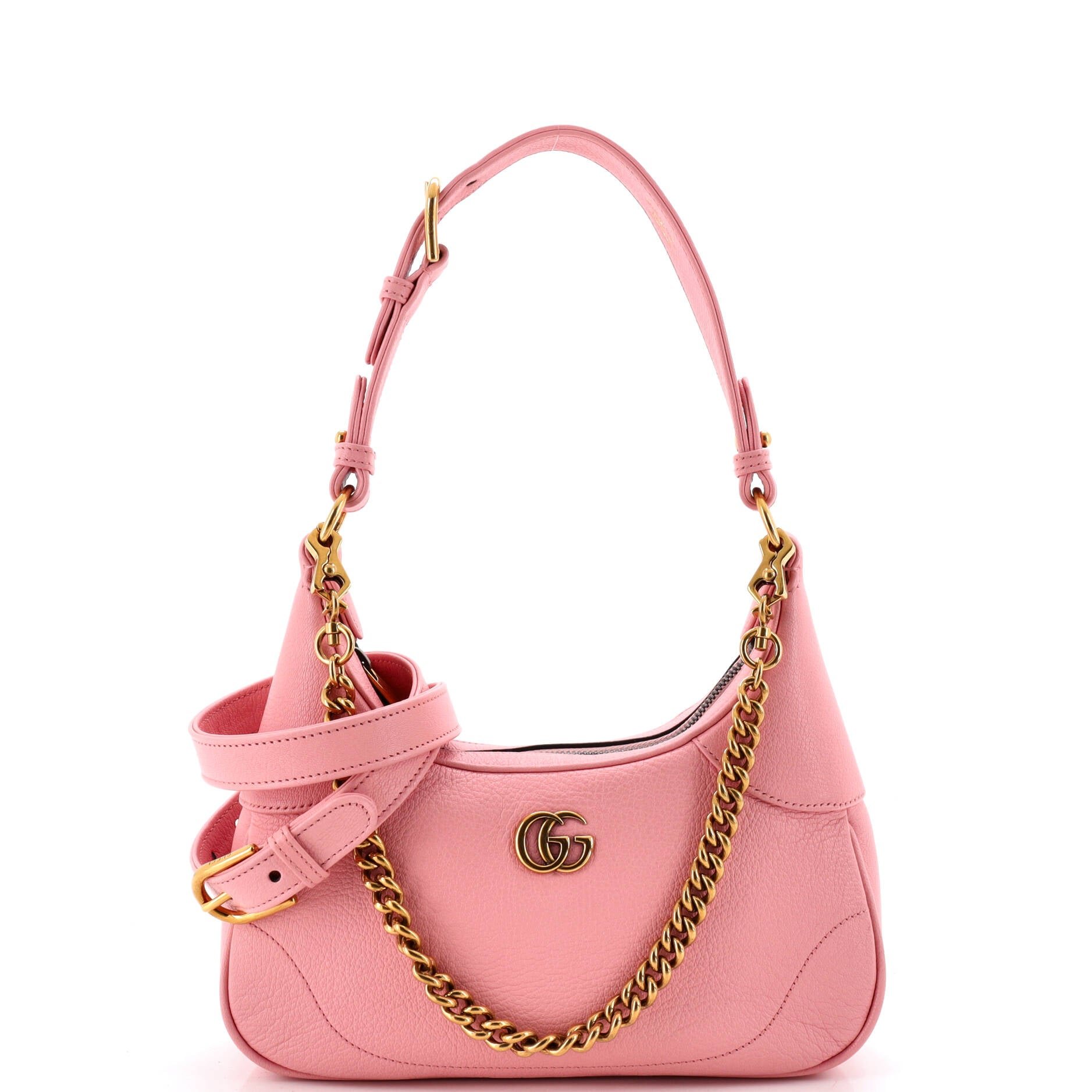 Aphrodite Zip Shoulder Bag Leather Small