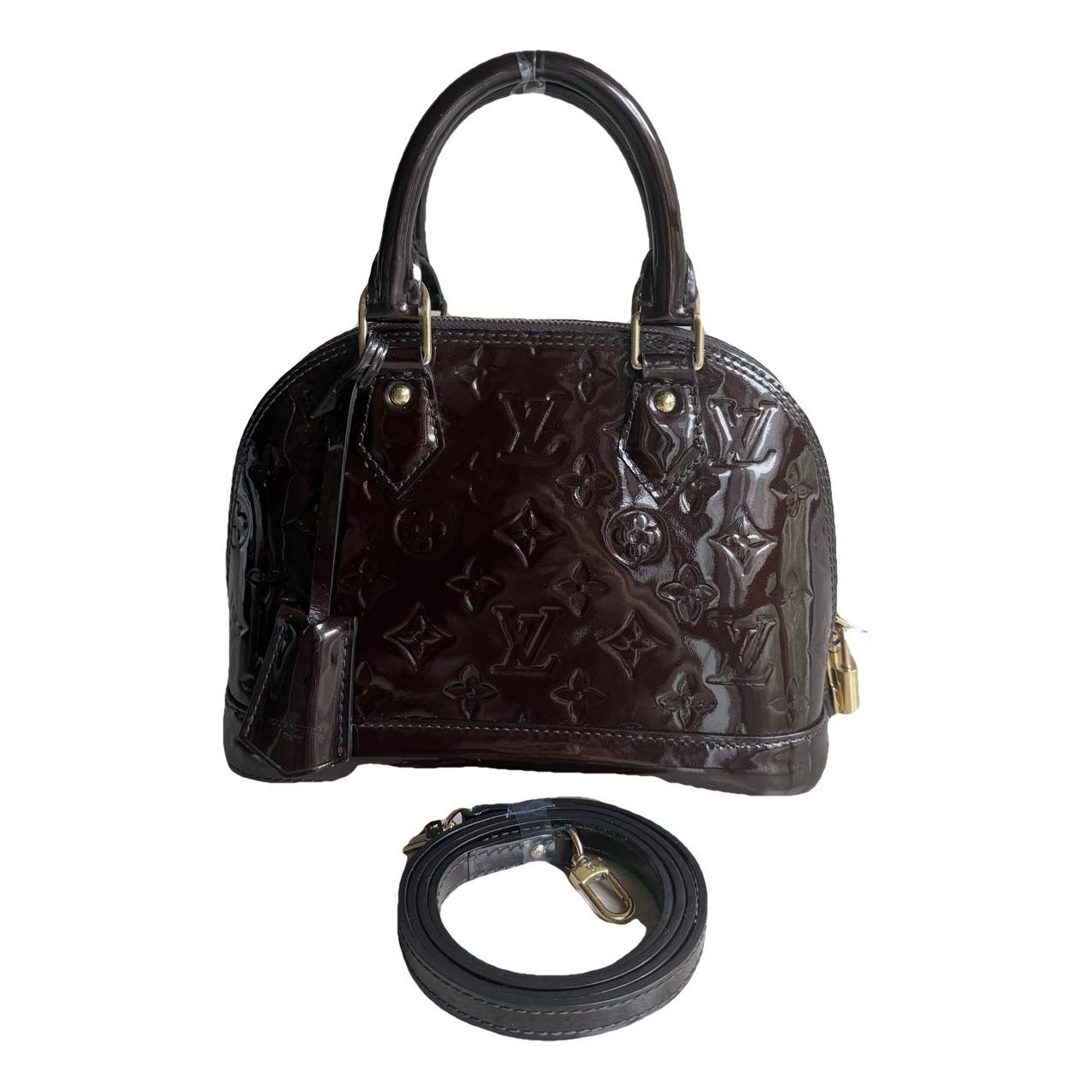Alma BB patent leather handbag