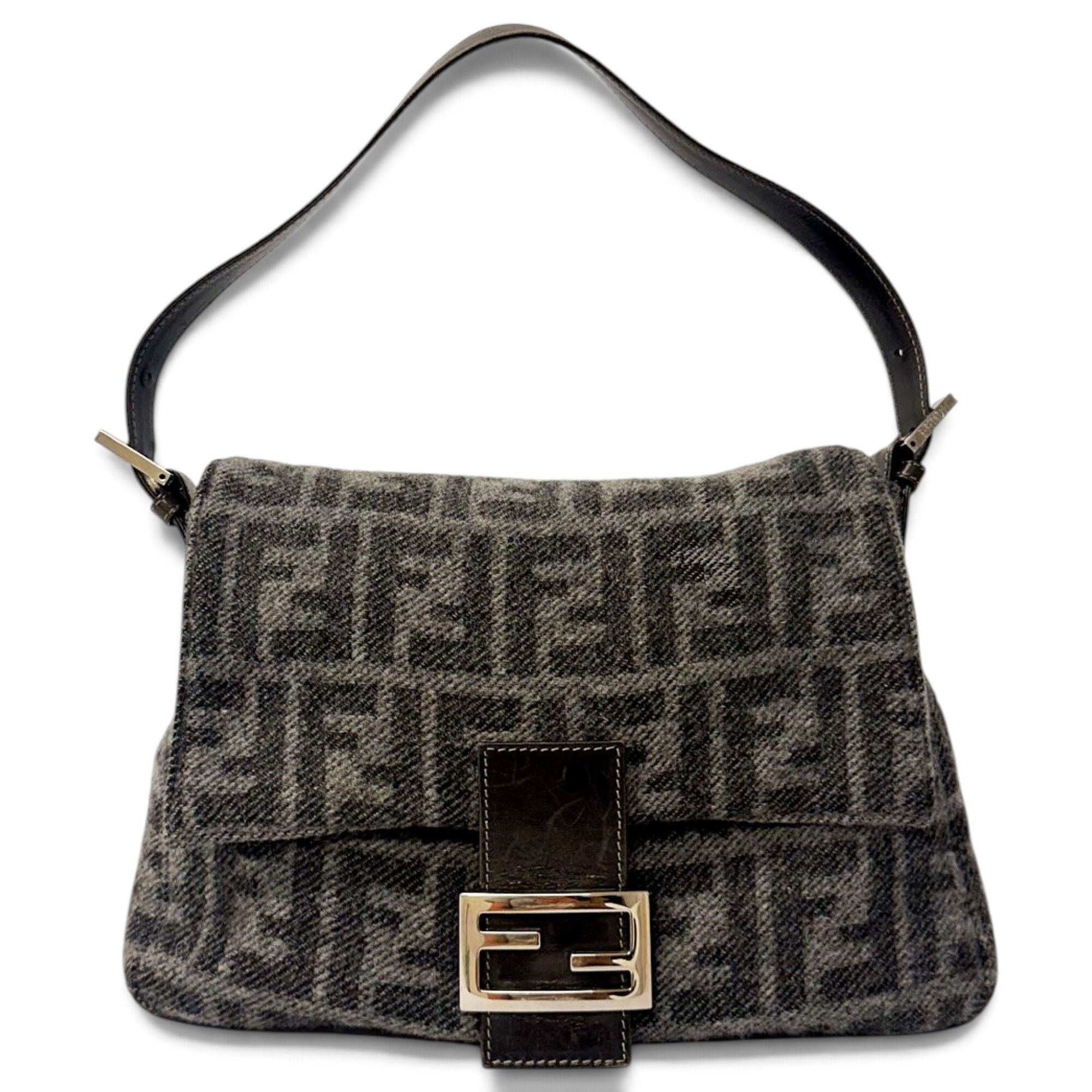 Fendi Baguette cashmere handbag