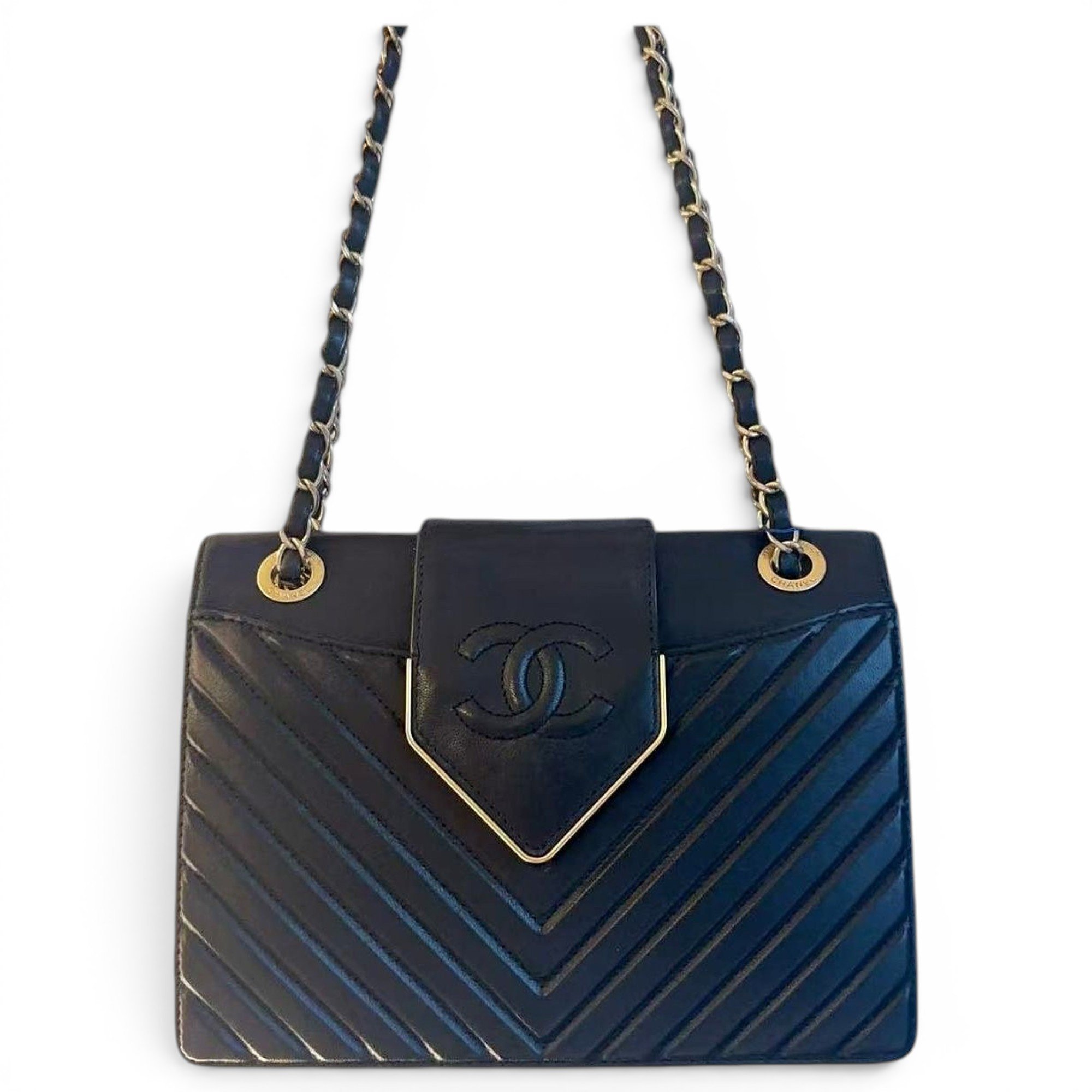 All About Chains leather handbag