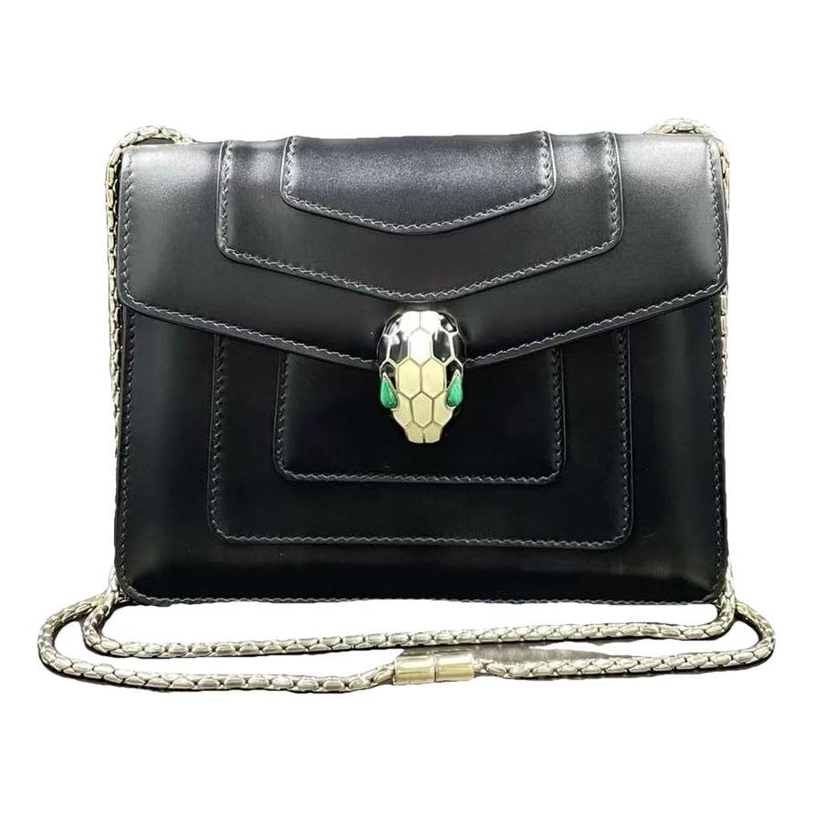 Bvlgari Serpenti leather handbag