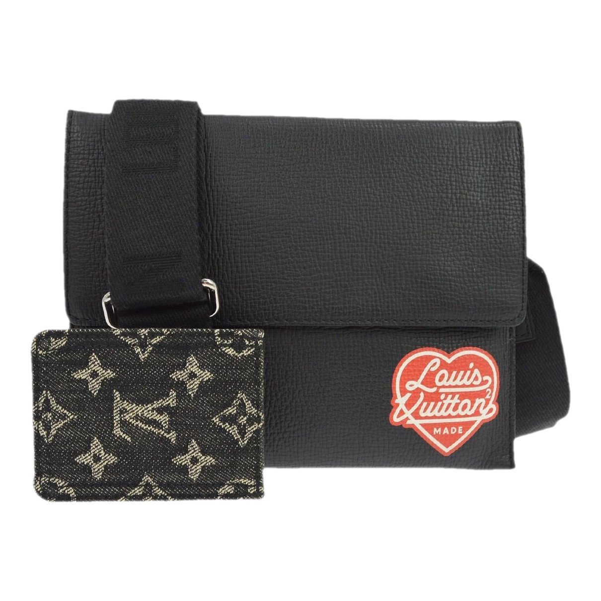 Trio pouch leather clutch bag