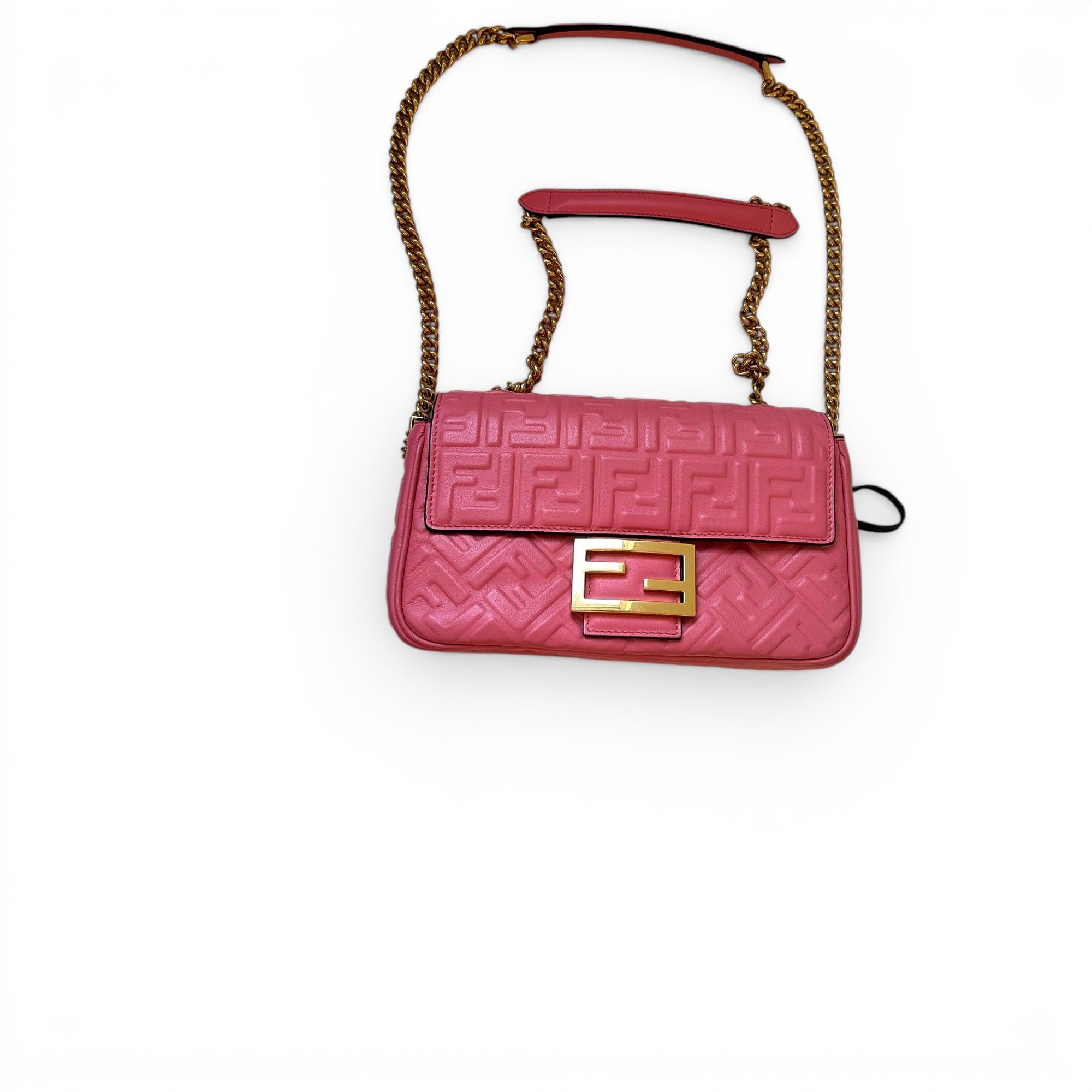 Baguette leather handbag