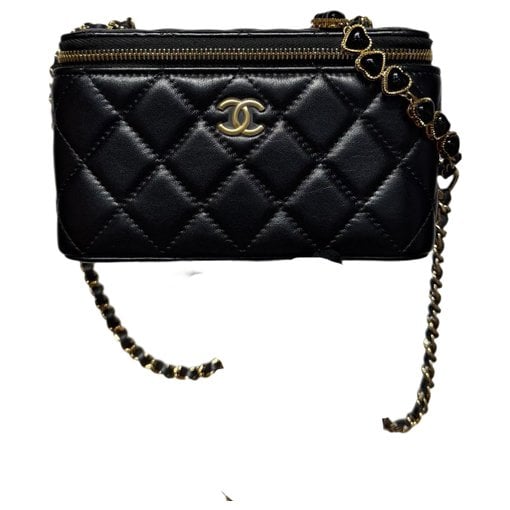Trendy CC Vanity leather handbag
