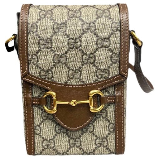 Horsebit 1955 Vertical cloth crossbody bag