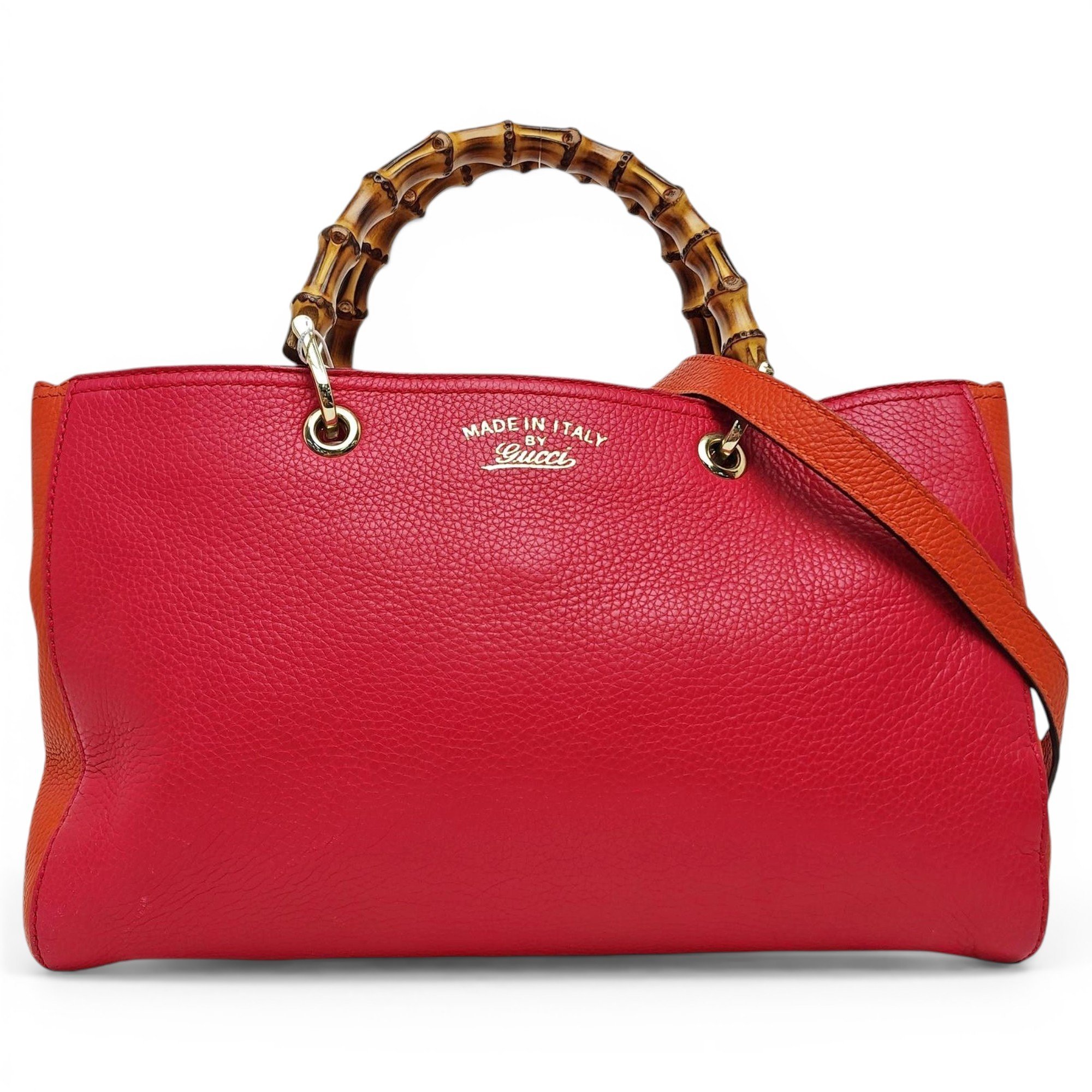 Bamboo Shopper leather crossbody bag