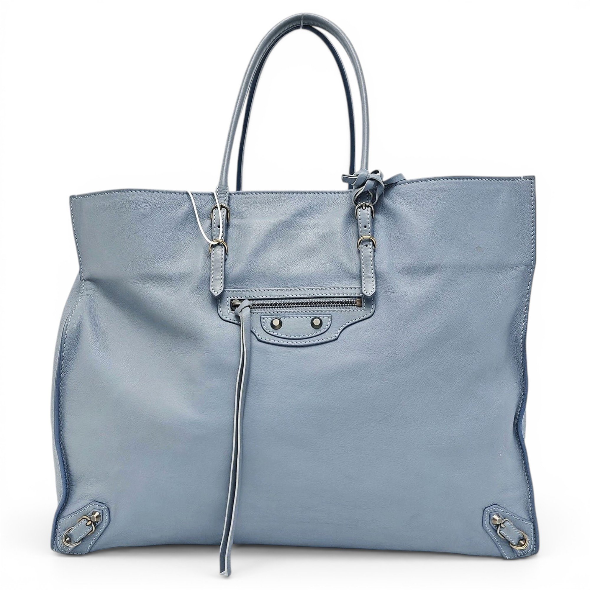 Papier leather handbag