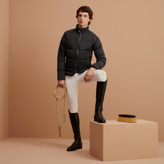 Noir Piumino Extra-light Puffer Coat