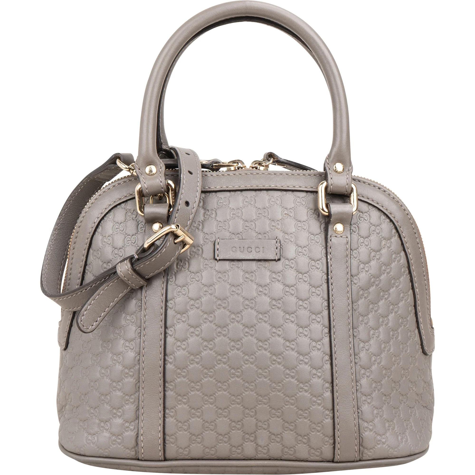 Dôme leather crossbody bag