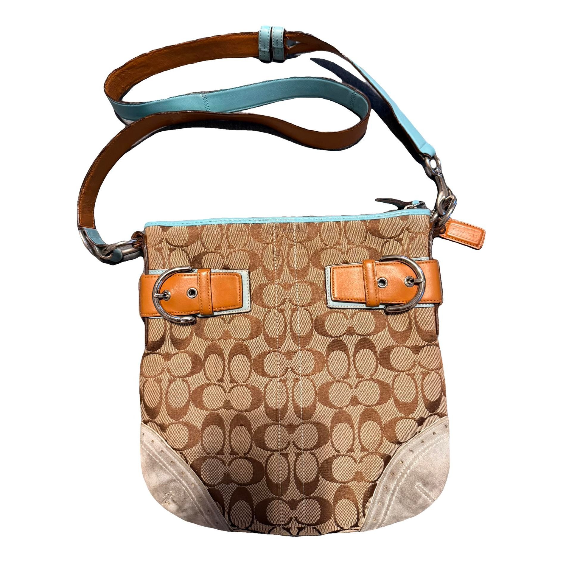 Coach Canvas Courier Crossbody cloth crossbody bag