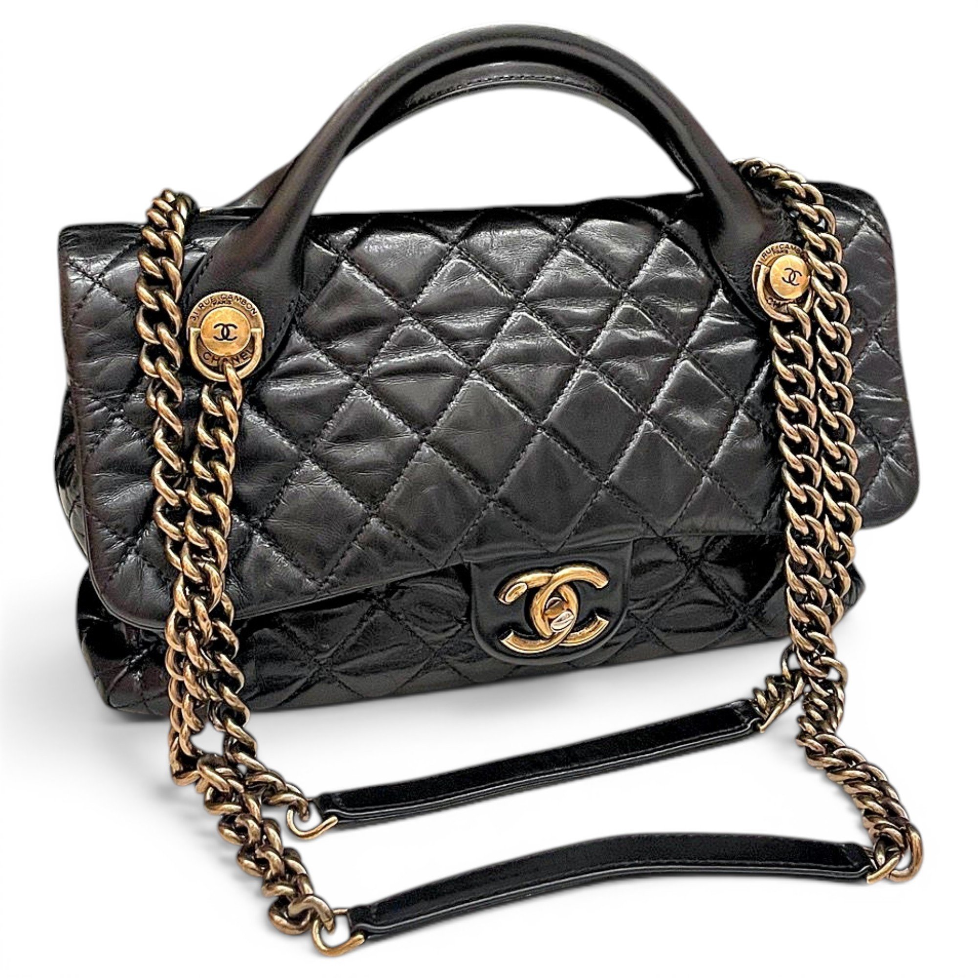 Leather handbag