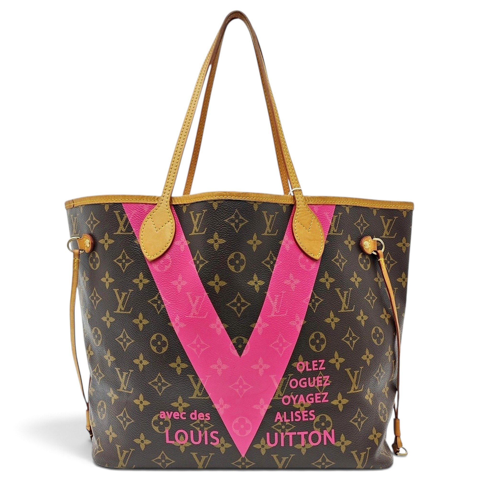 Neverfull leather handbag
