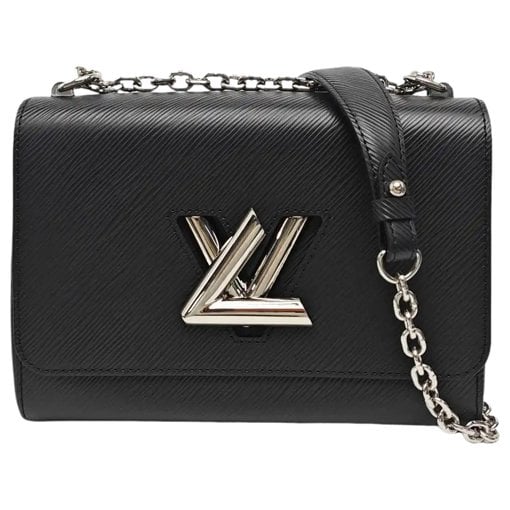 Twist leather handbag