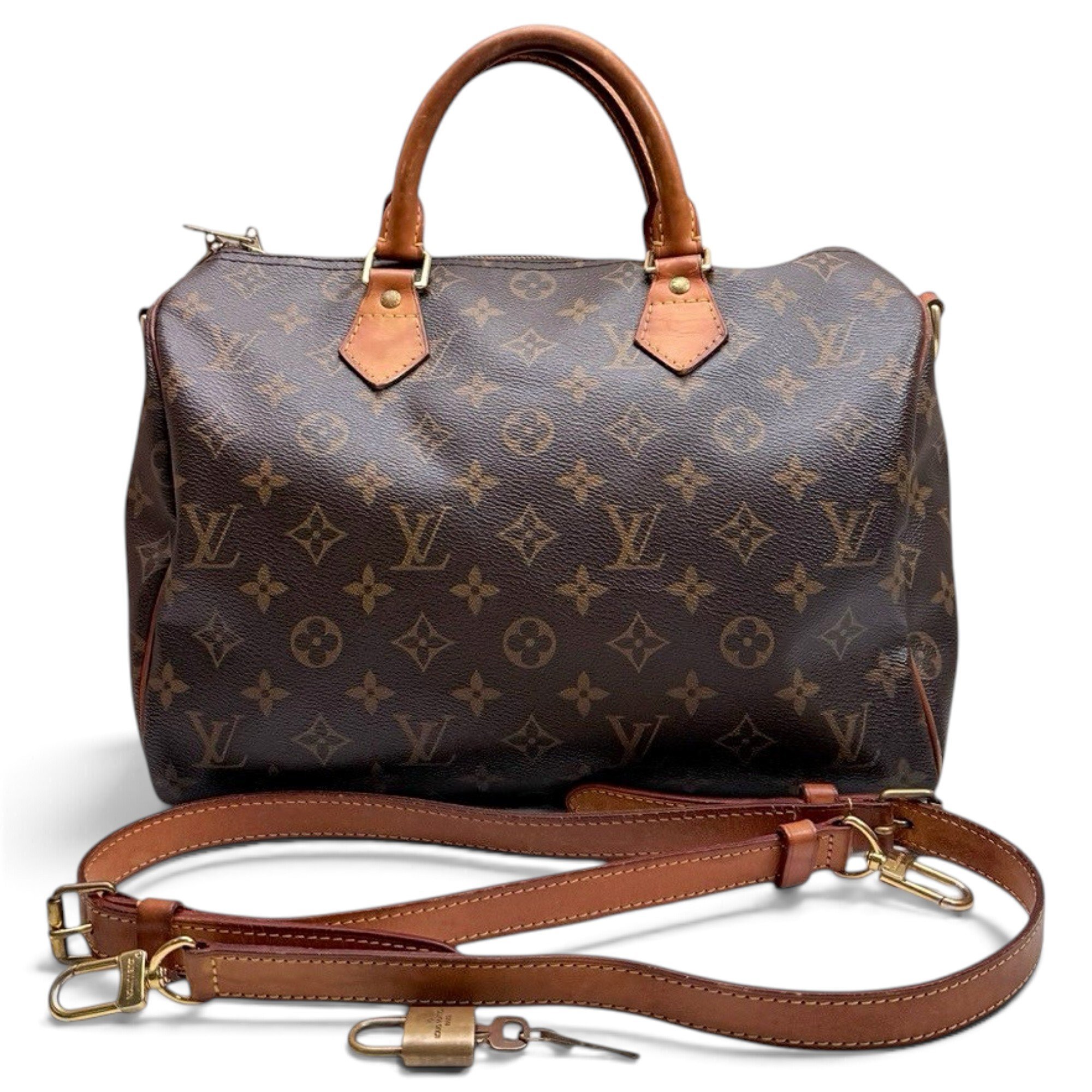 Louis Vuitton Speedy Bandoulière cloth handbag