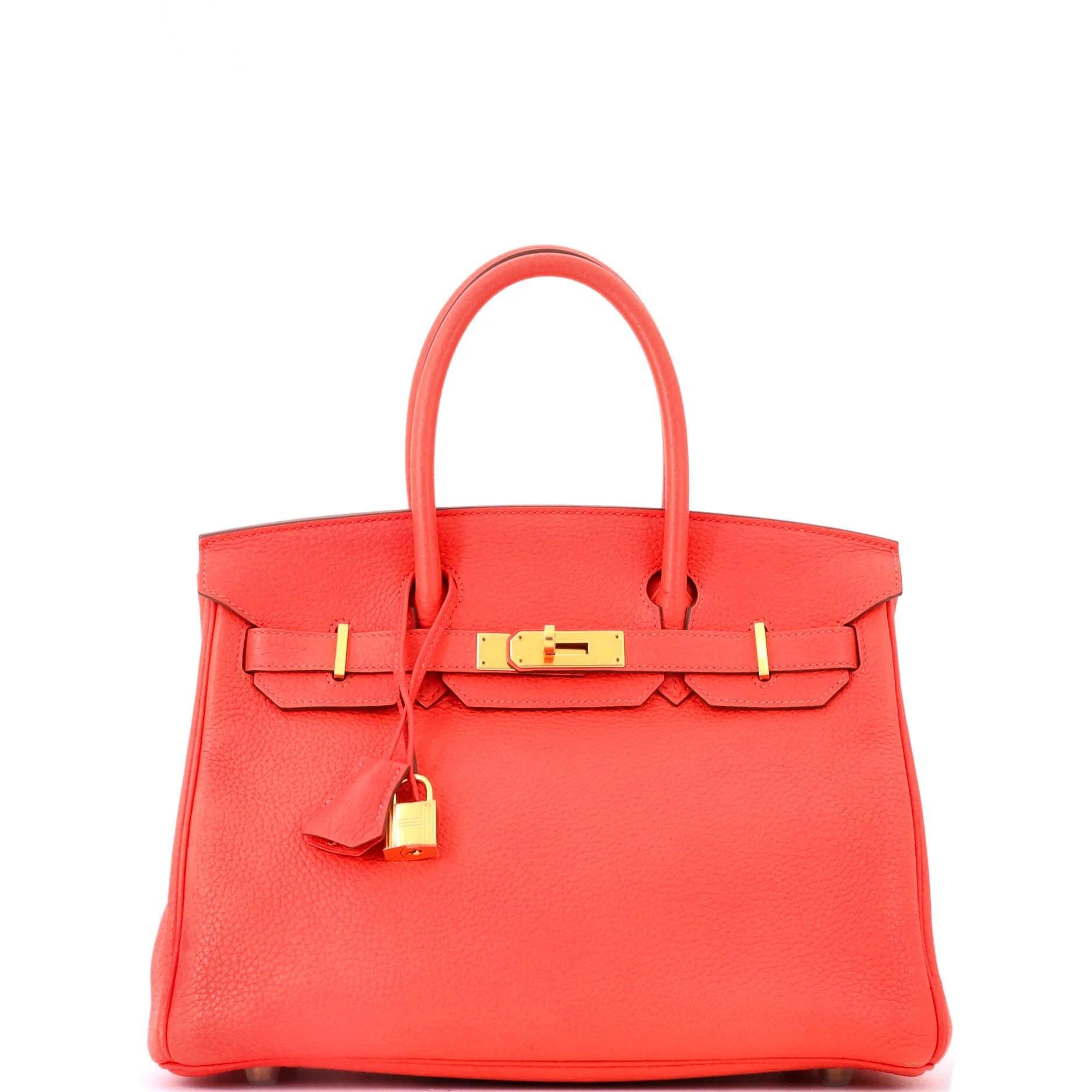 Birkin 30 leather handbag