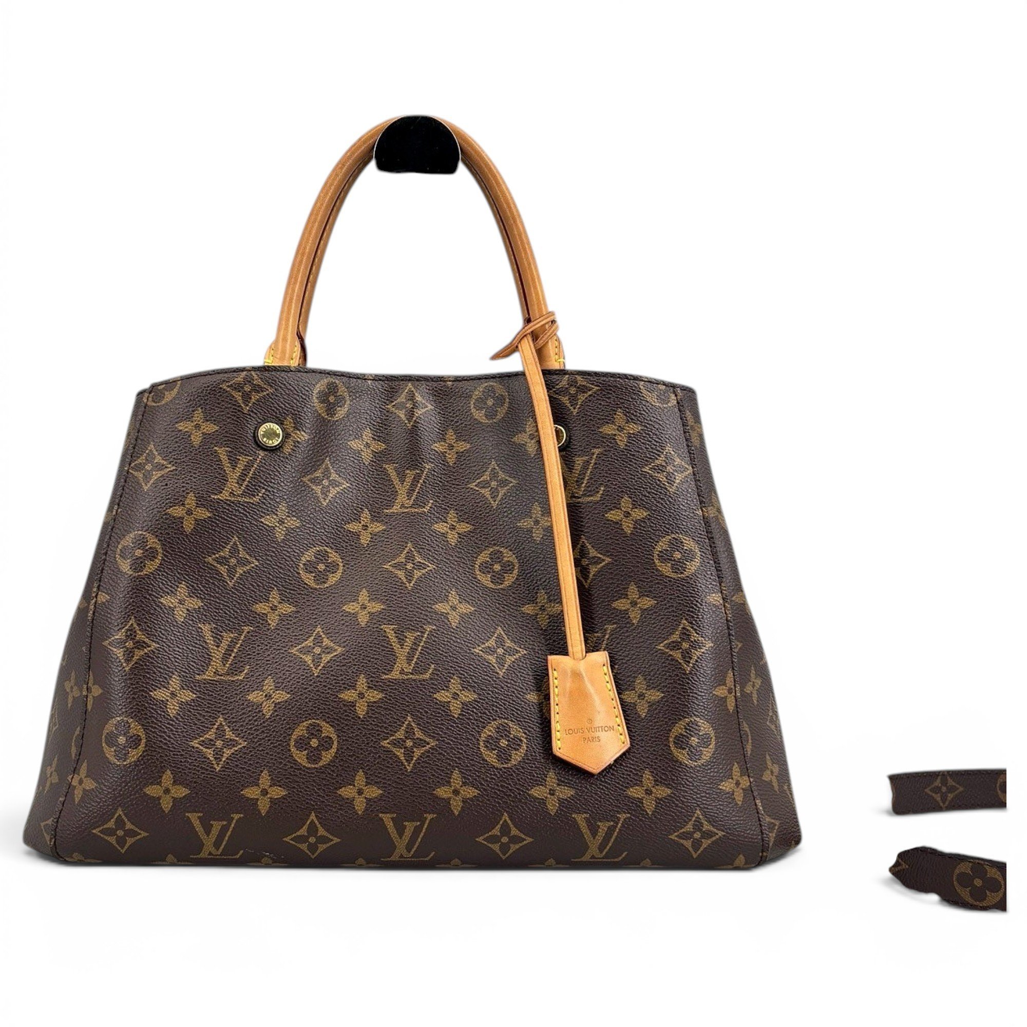 Louis Vuitton Montaigne leather tote