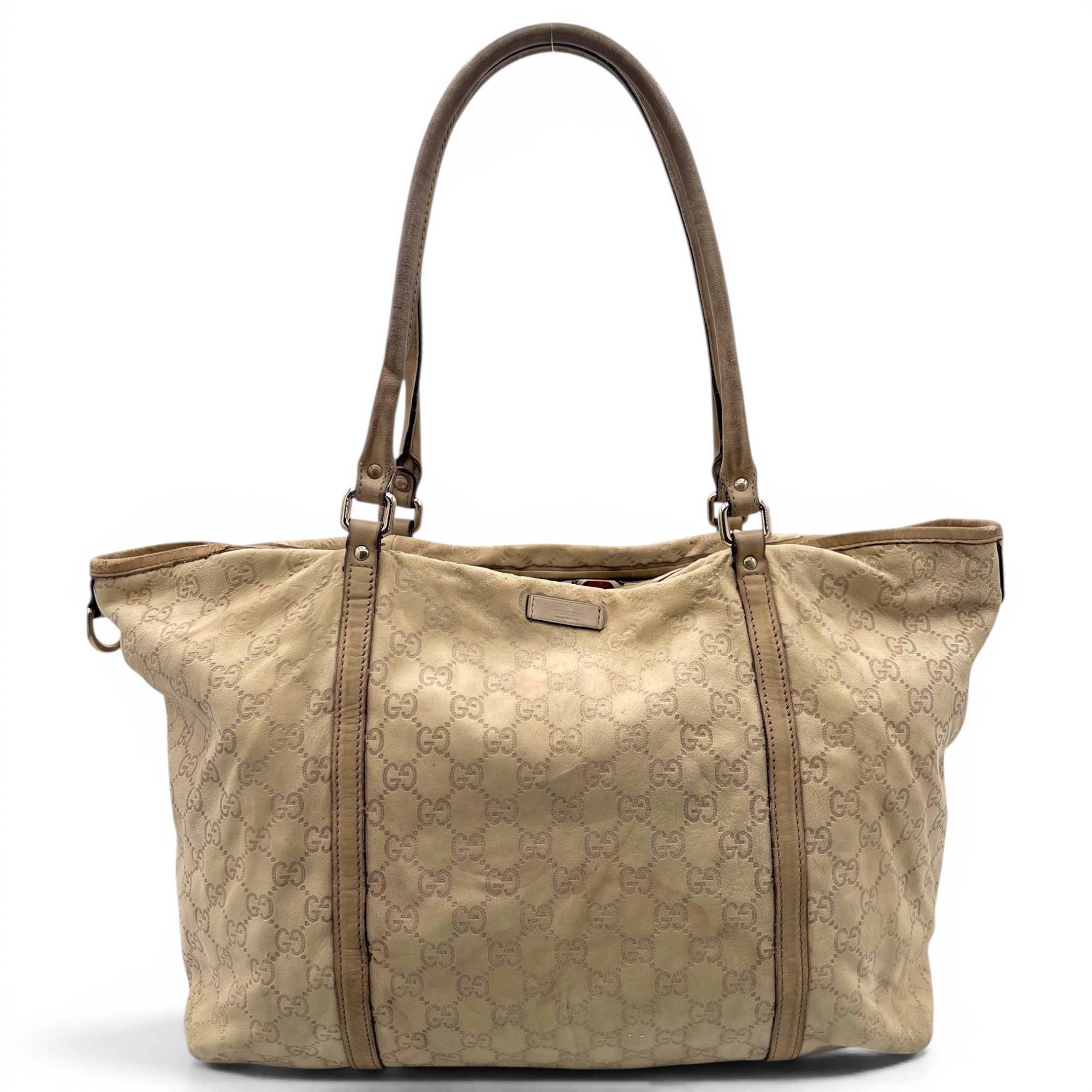 Leather tote