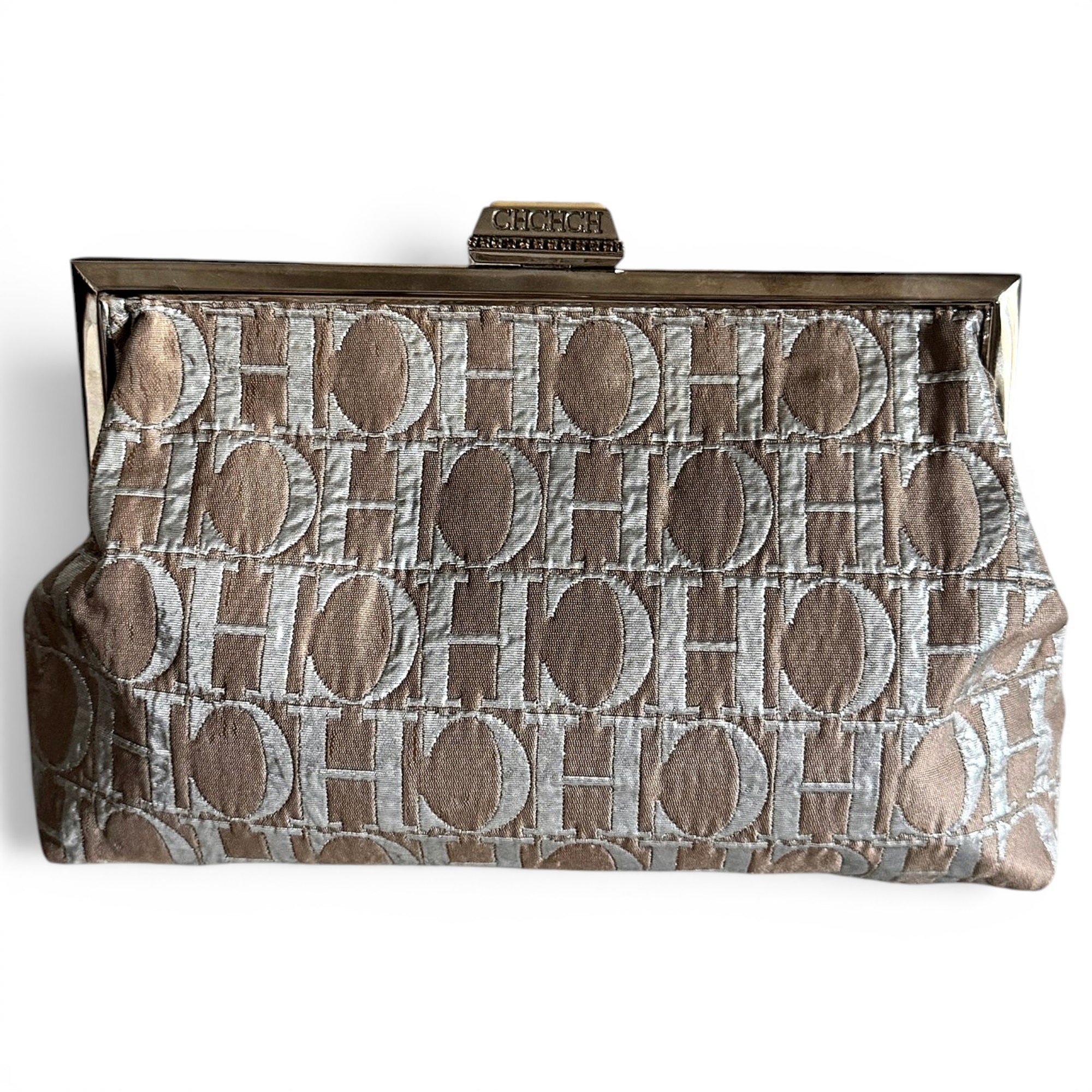 Silk clutch bag
