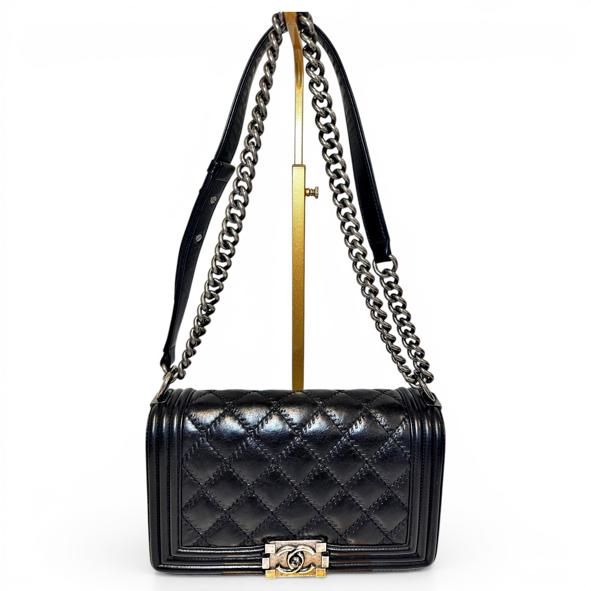 Boy leather handbag