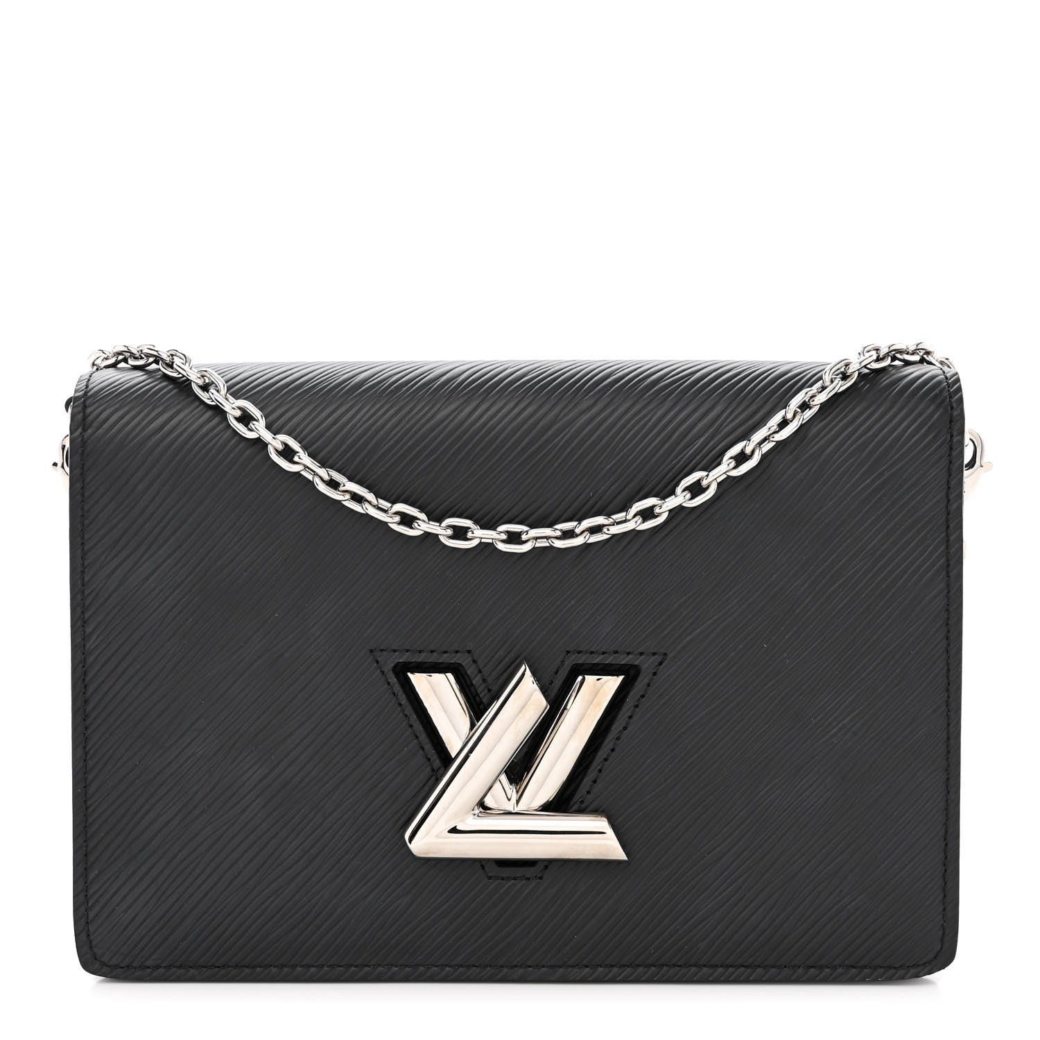 Louis Vuitton Epi Twist Belt Chain Wallet Black