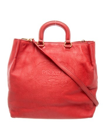 Vitello Daino Leather Shoulder Bag