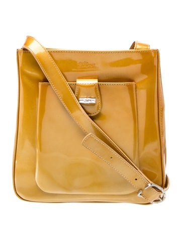 Longchamp Patent Leather Crossbody Bag