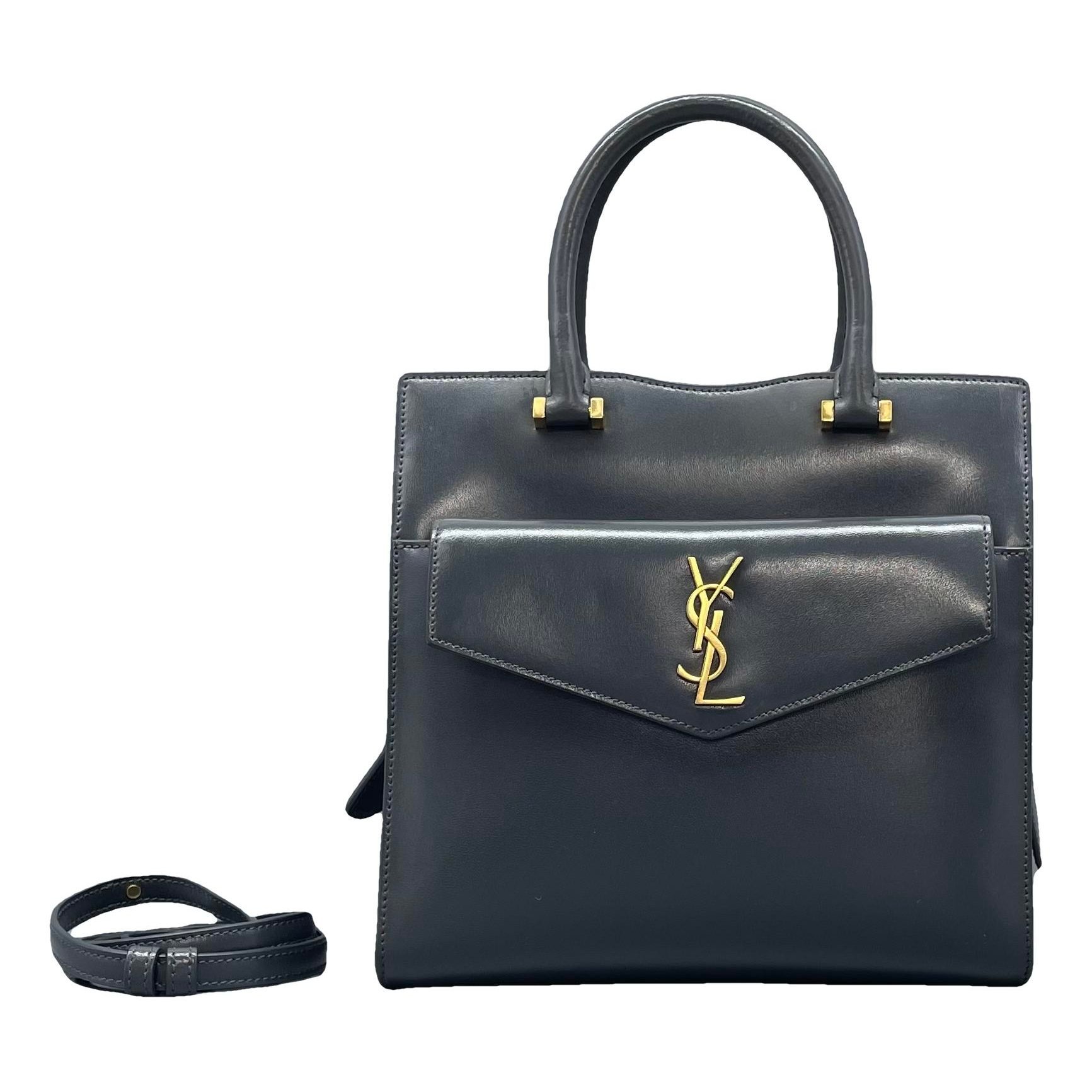 Uptown leather handbag