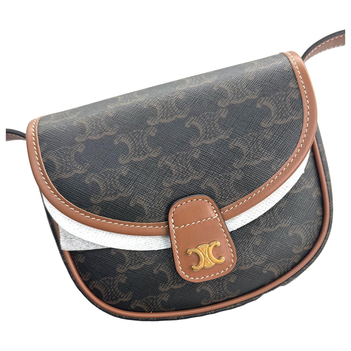 SAC 16 BESACE leather handbag