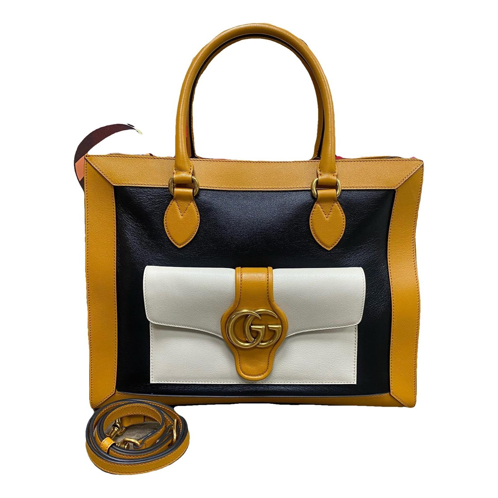 Leather handbag