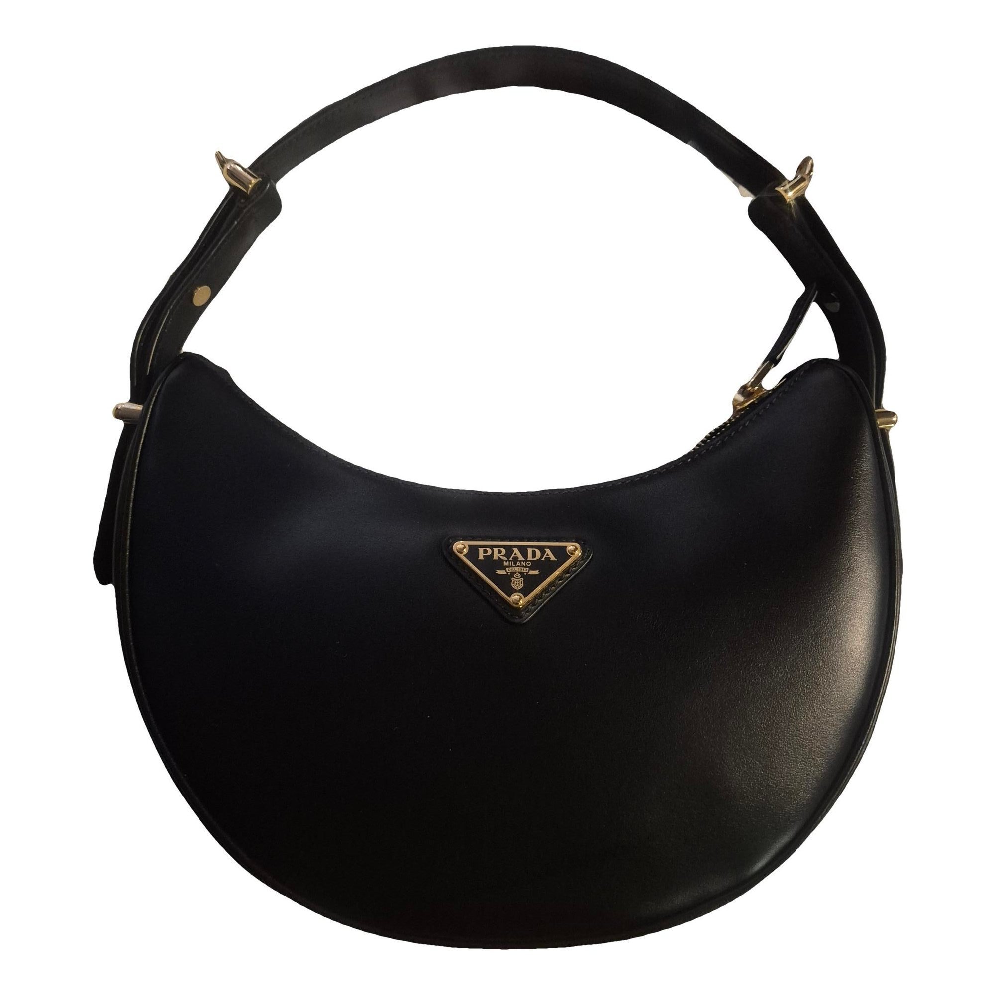 Arqué leather handbag