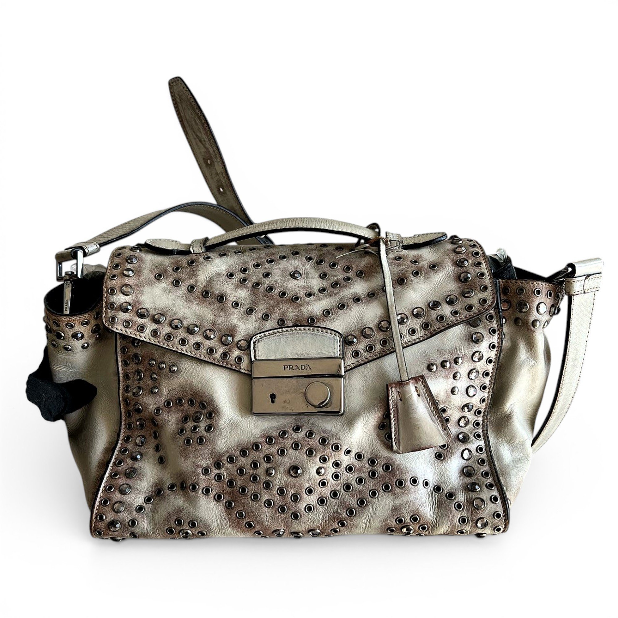 Leather handbag