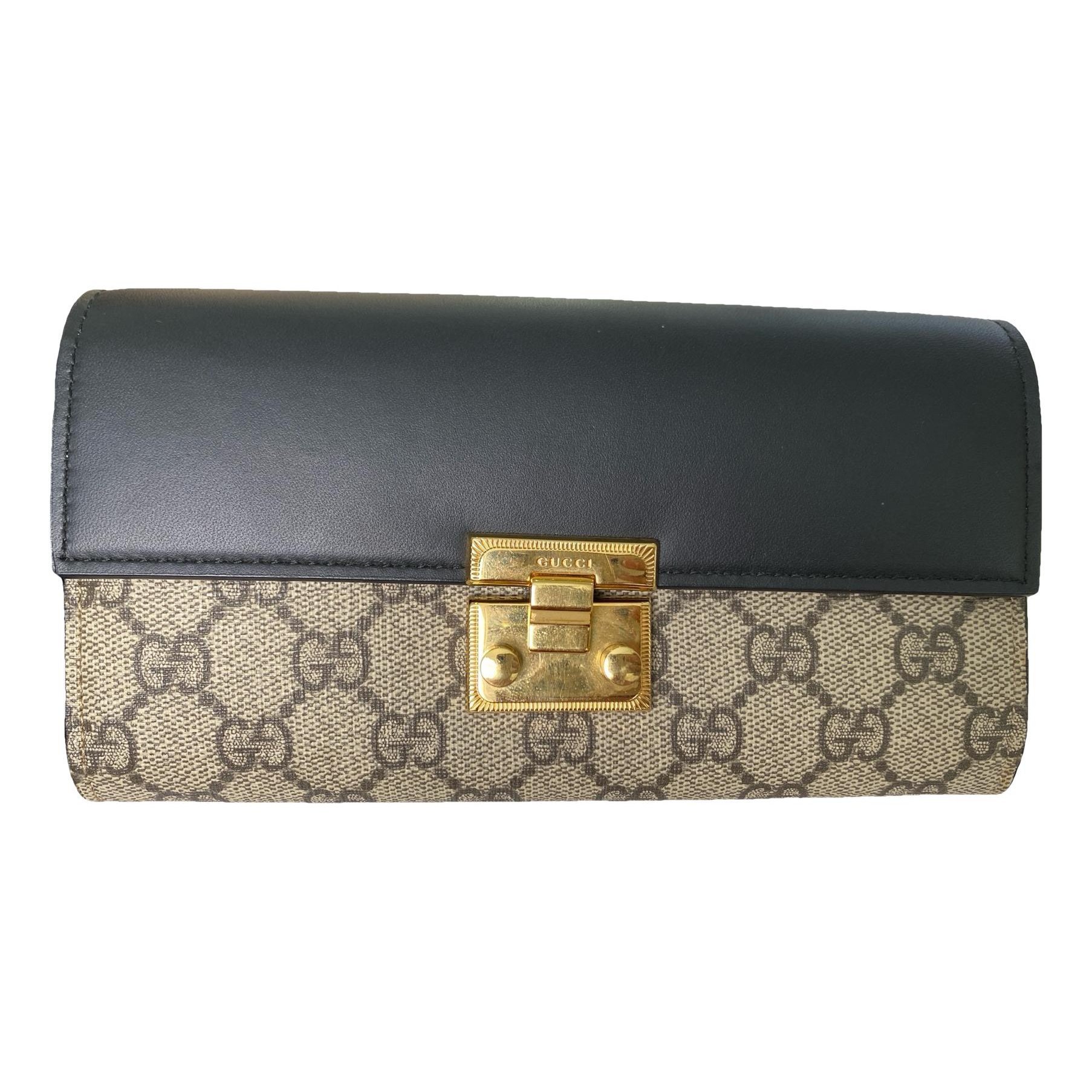 Padlock vinyl handbag