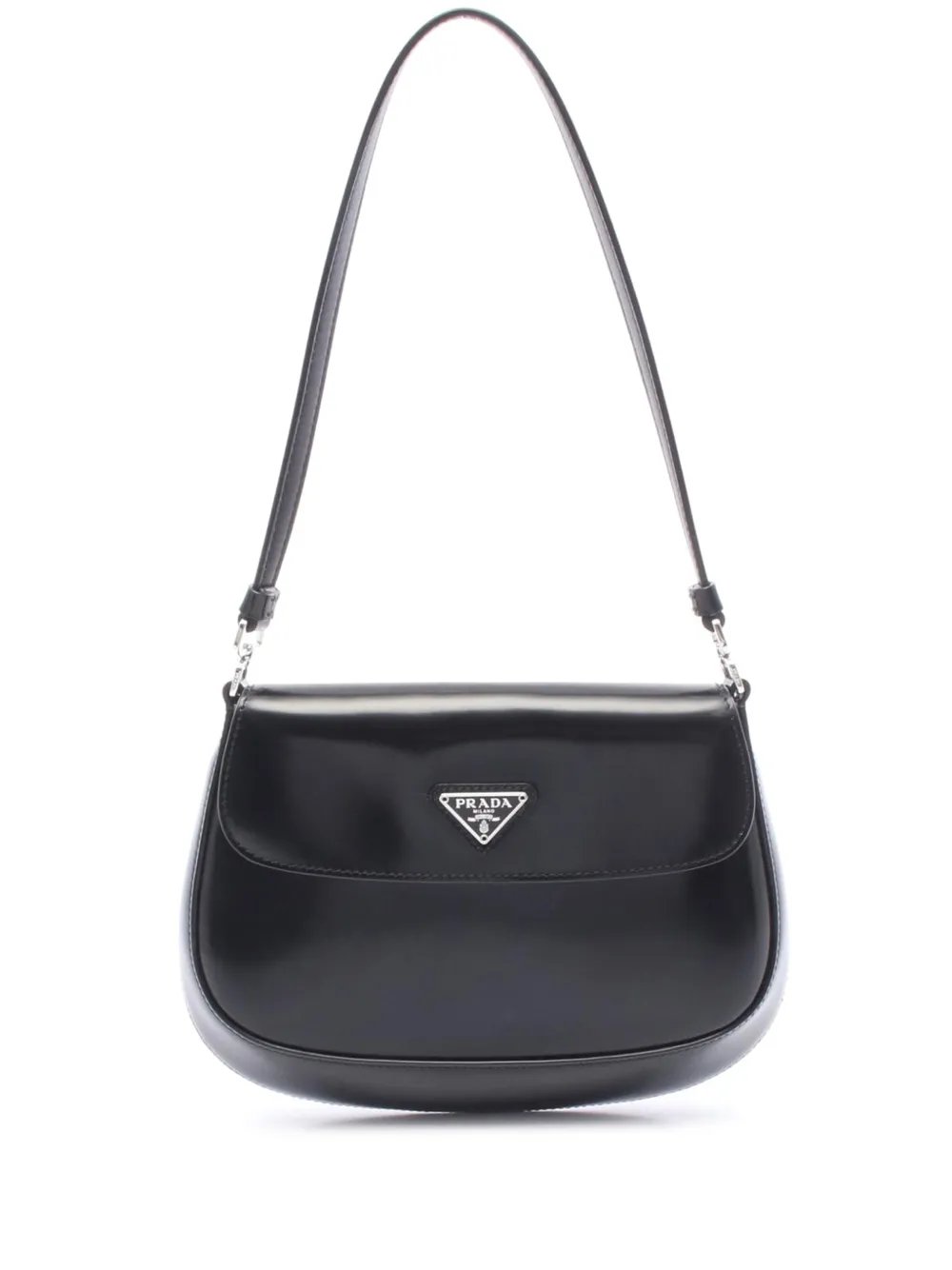 1990-2021 Mini Brushed Leather Cleo Flap crossbody bag