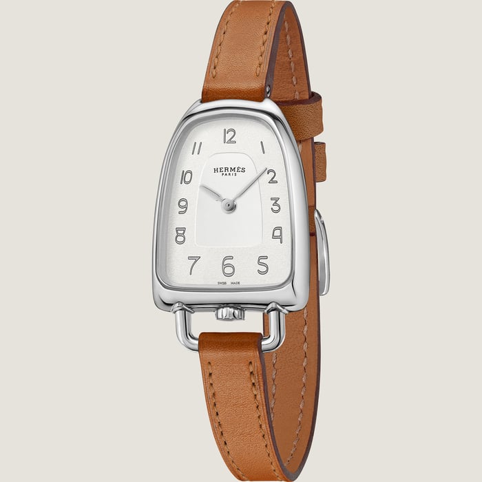 Sans Coloris Galop d'Hermès Watch, Medium Model, 32 MM