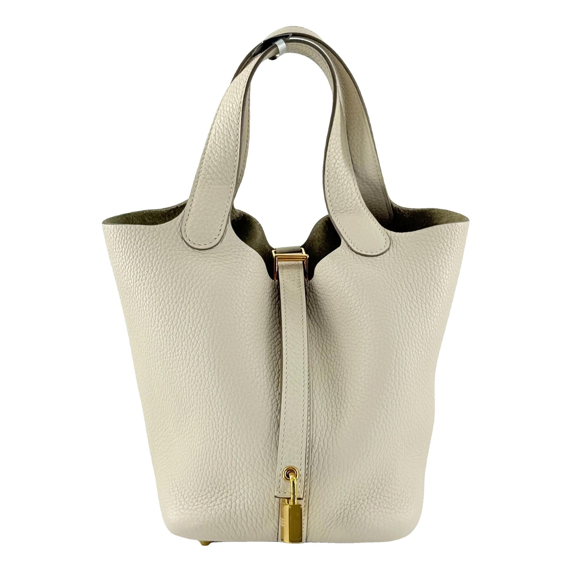Hermes Picotin 18 Handbag Clemence Leather 2018