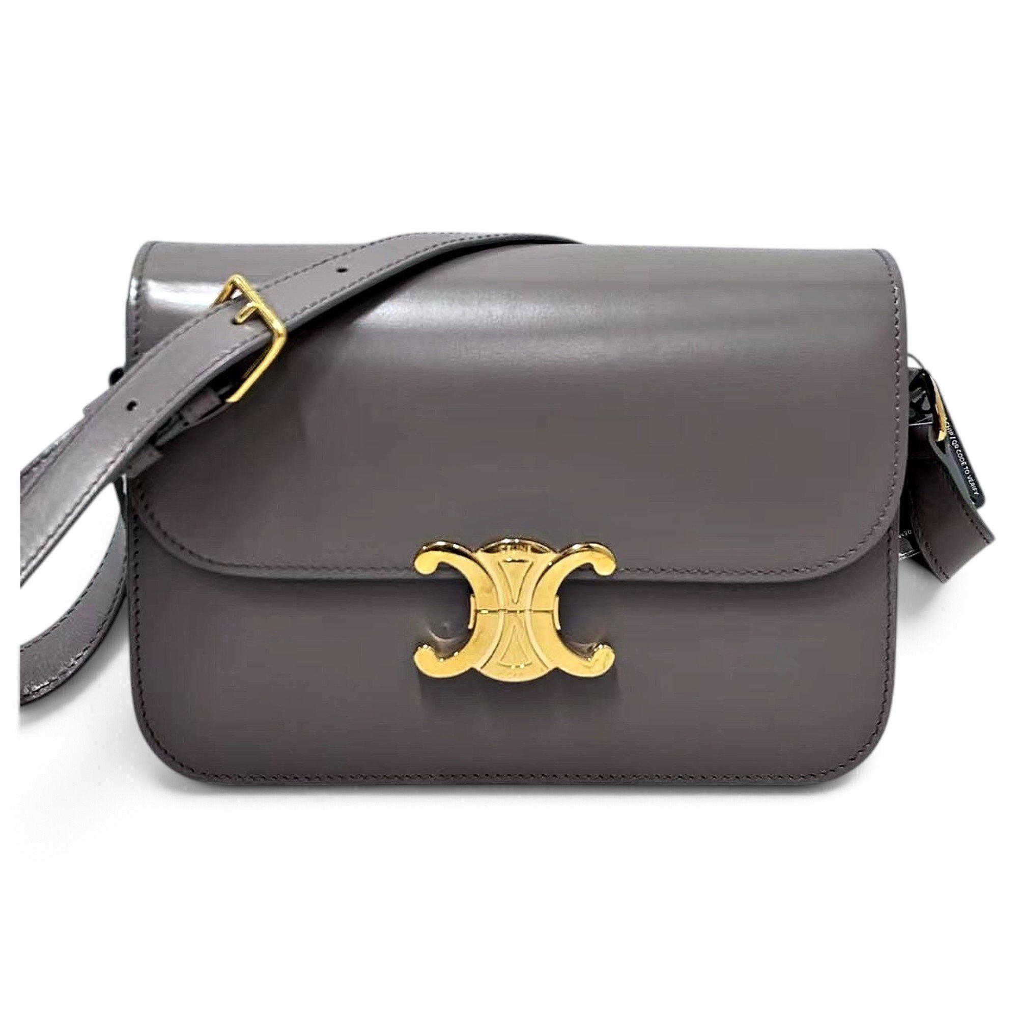 Triomphe leather handbag