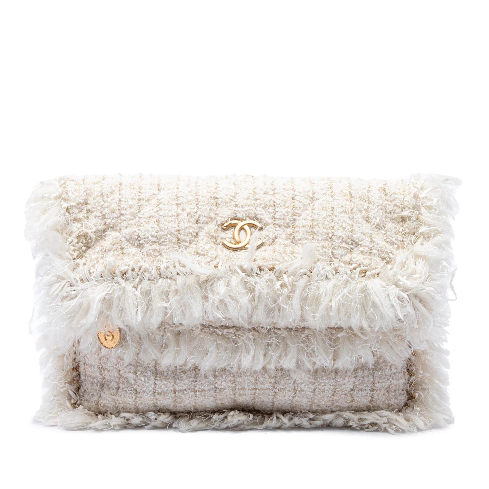 Paris-Biarritz tweed handbag