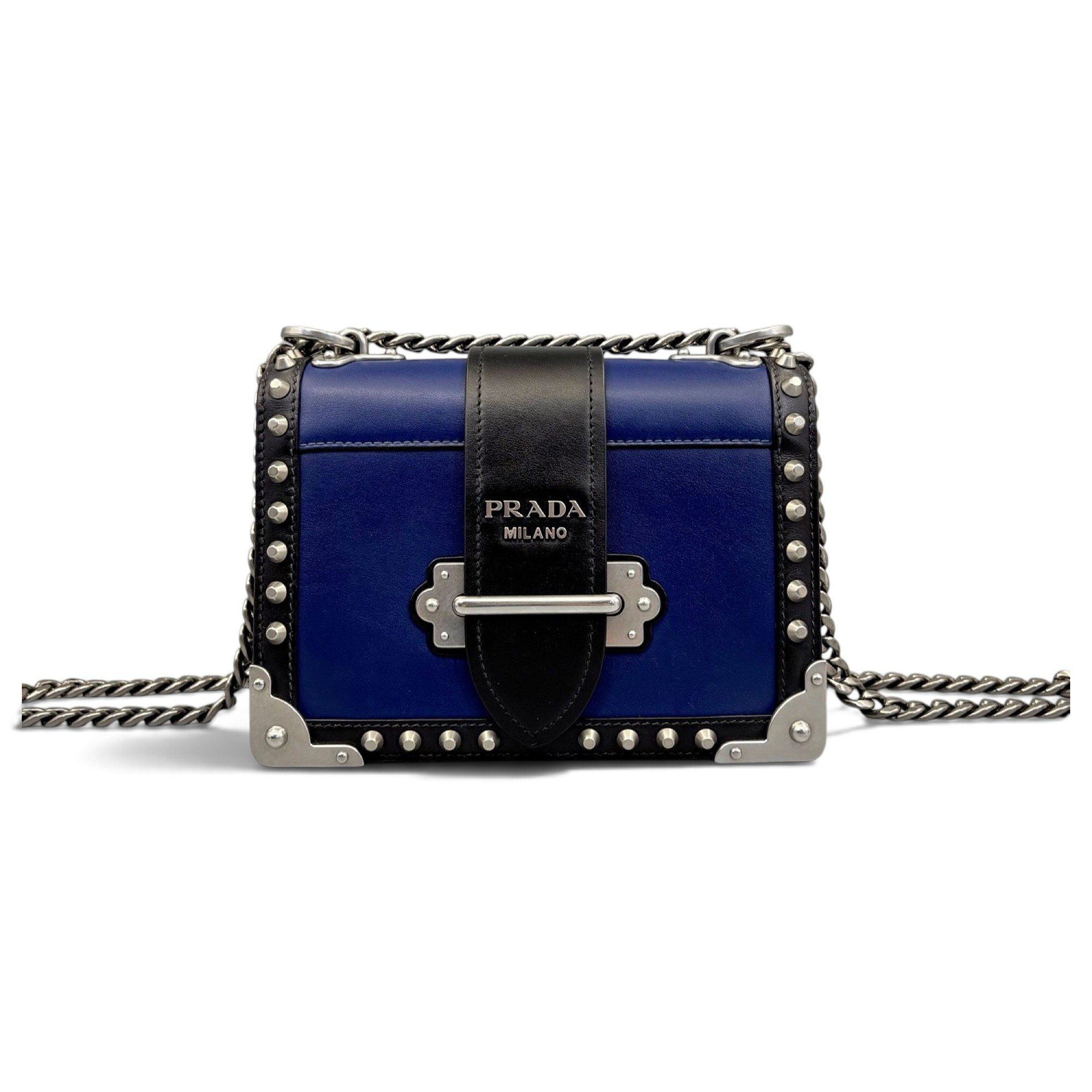 Cahier leather handbag