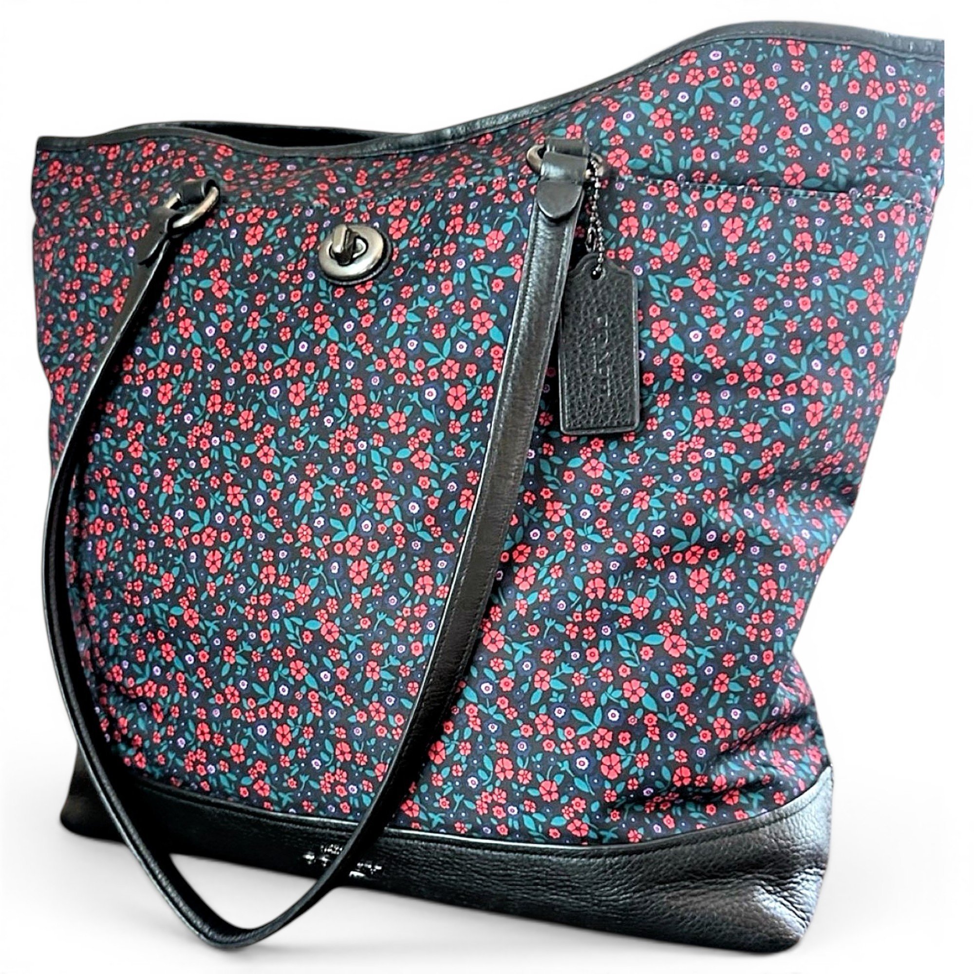 Leather tote