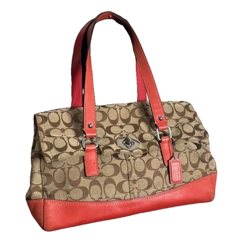 Signature Sufflette leather satchel