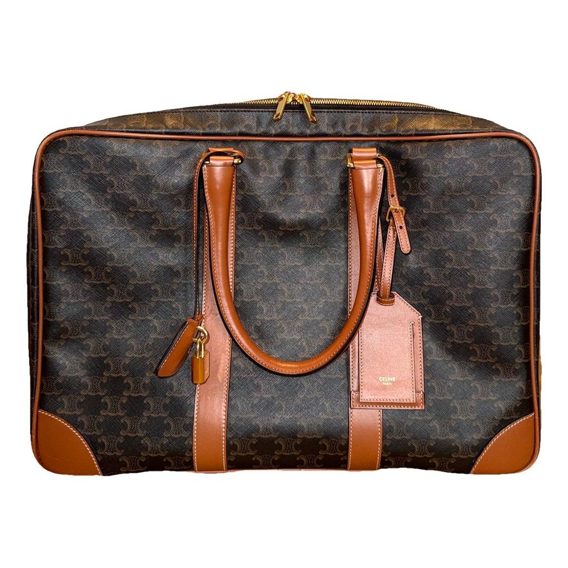Vegan leather travel bag