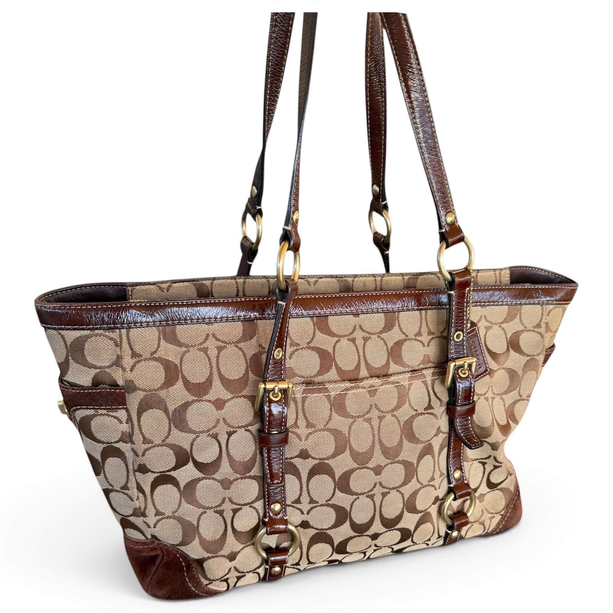 Signature Sufflette cloth handbag