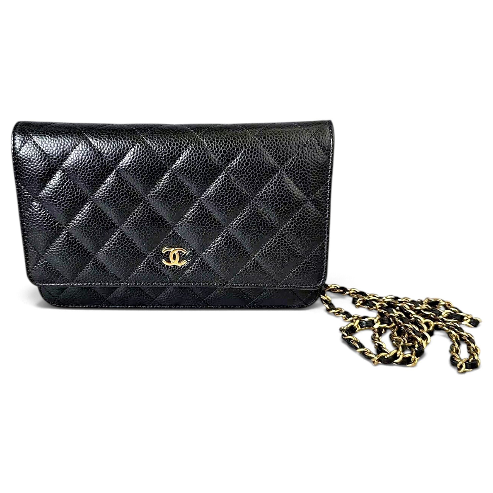 Wallet On Chain Timeless/Classique leather handbag