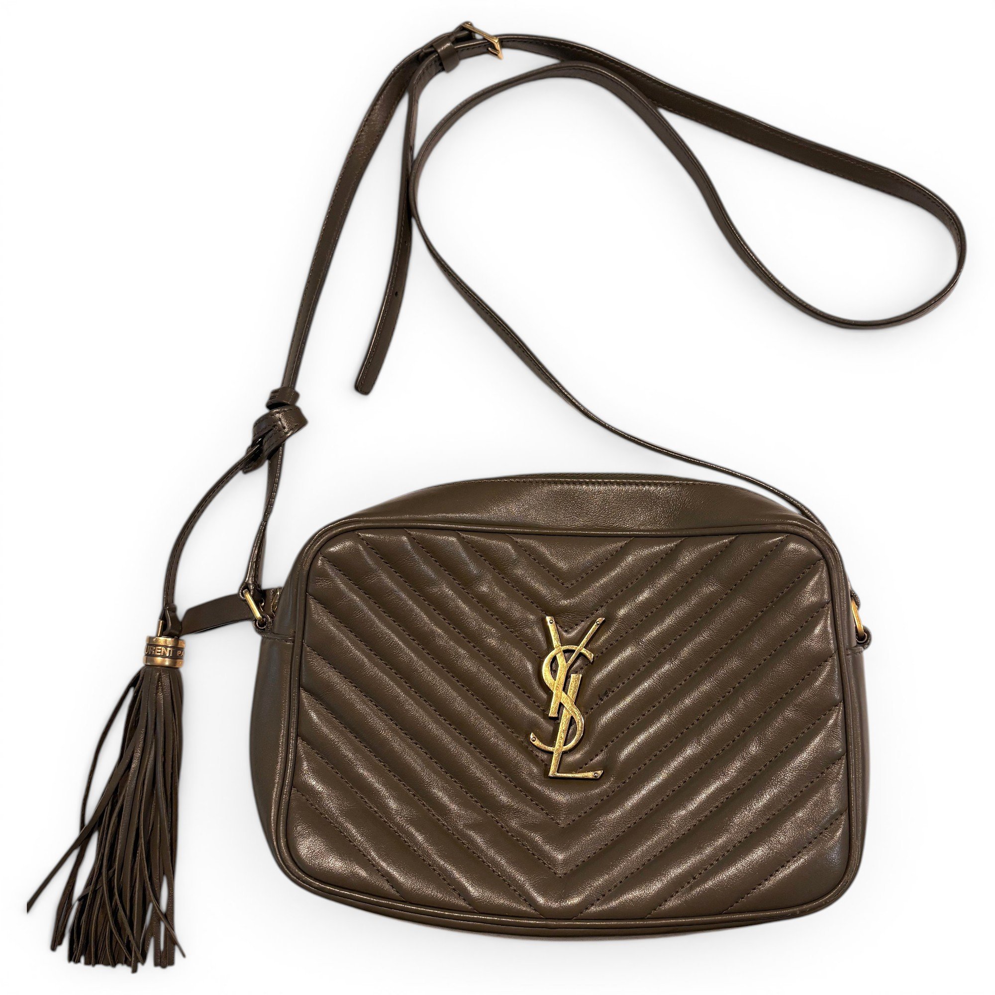 Lou leather crossbody bag