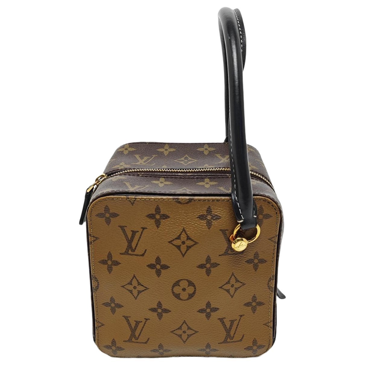 Square bag leather handbag