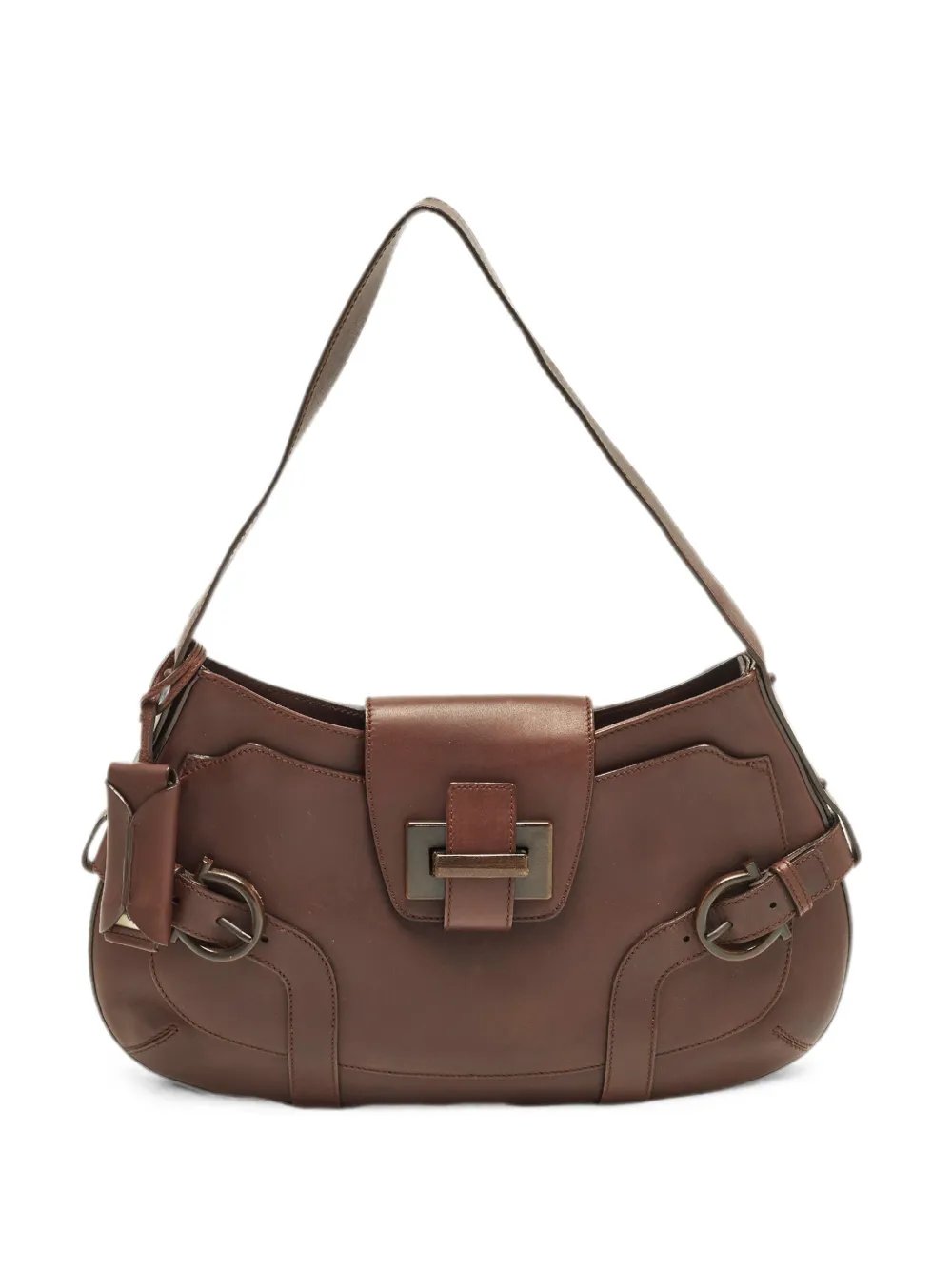 buckle shoulder bag