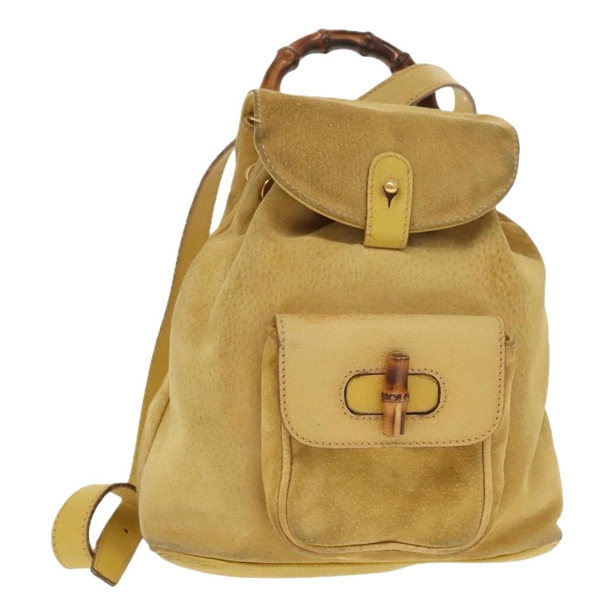 Leather backpack